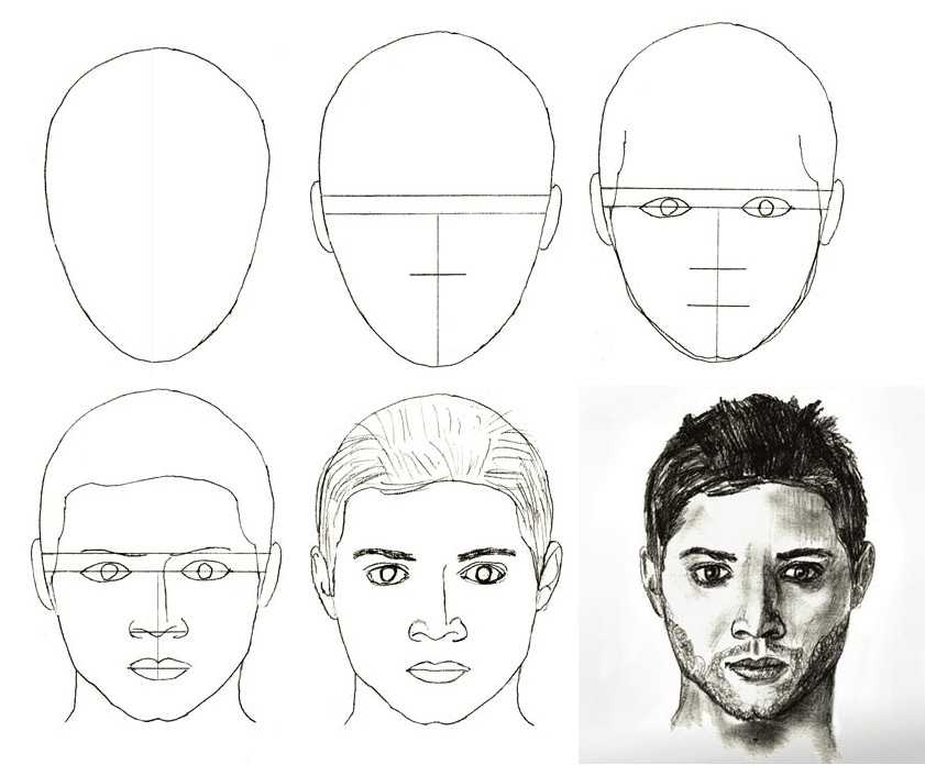 Урок 8. рисование головы и лица карандашом