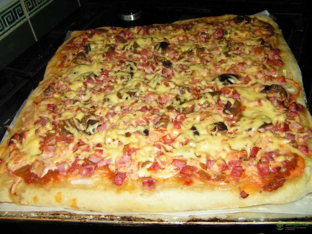 Пицца -12 рецептов в домашних условиях в духовке (пошагово)