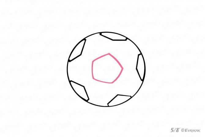Как нарисовать футбольный мяч пошагово — легкая инструкция создания мяча карандашом, необычные идеи и решения