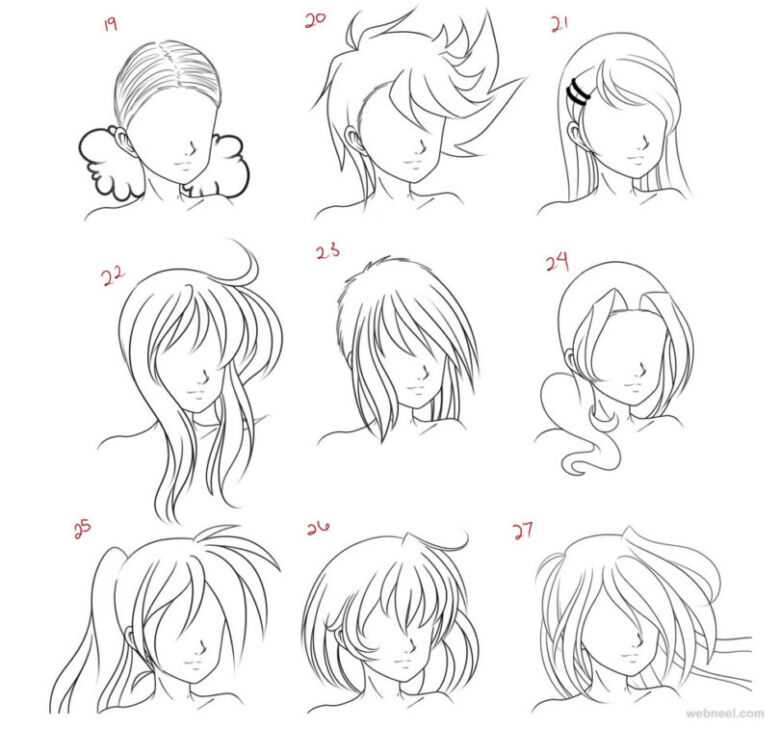 Как нарисовать девочку в стиле аниме - wikihow