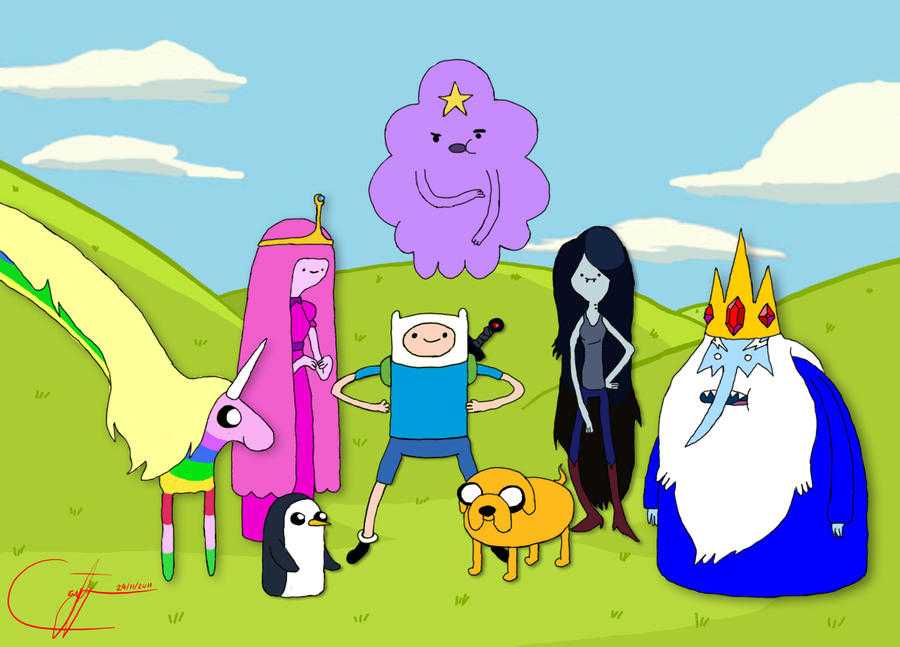 Время приключений главные. Adventure time герои. Фин и Джейк персонажи. Время приключений главные герои.