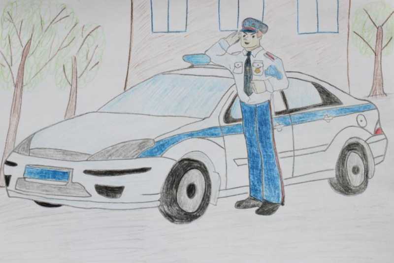 Полицейская машина - police car