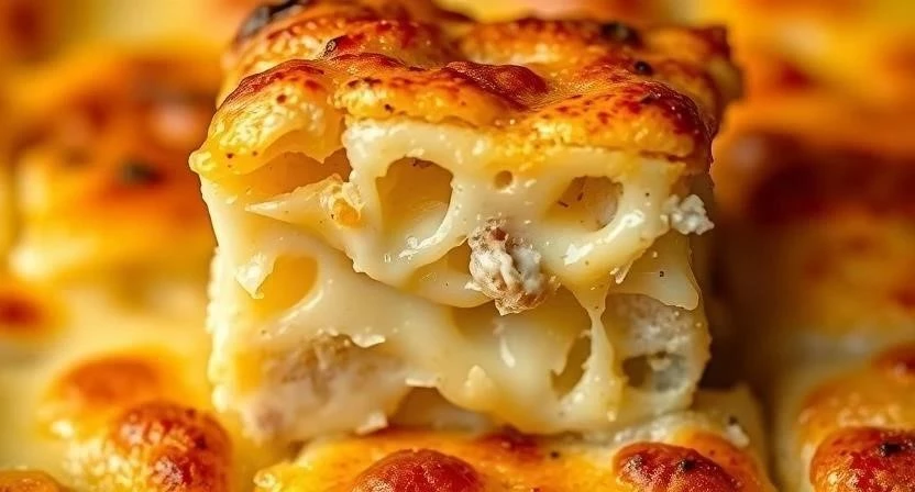 Быстрая запеканка из картофеля и сыра