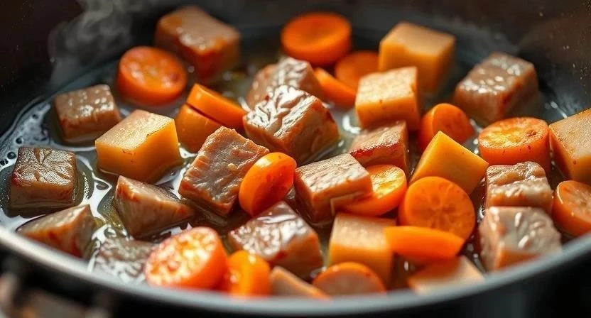 Гречка с мясом в одной сковороде: пошаговый рецепт