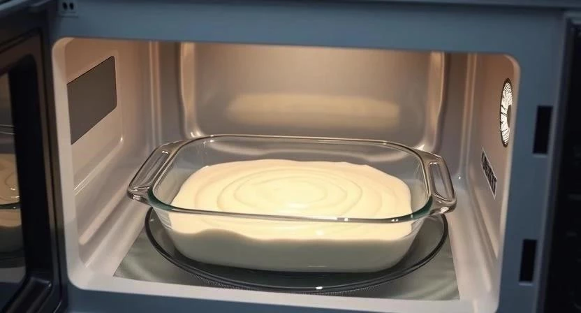 Запеканка из творога в микроволновке