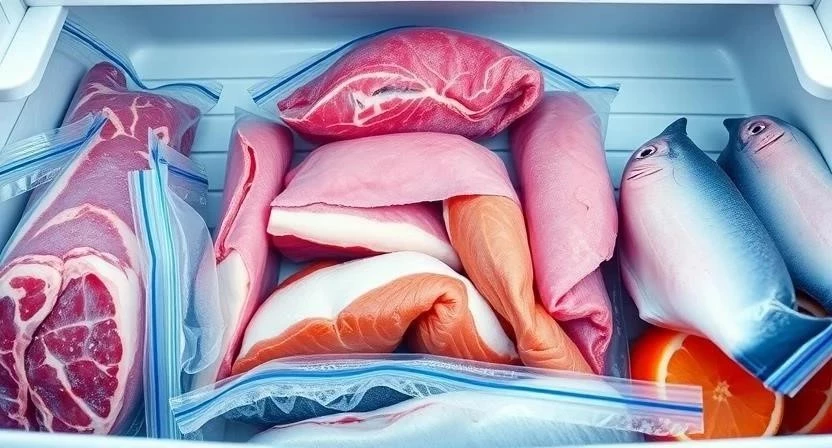Как правильно замораживать и хранить мясо и рыбу