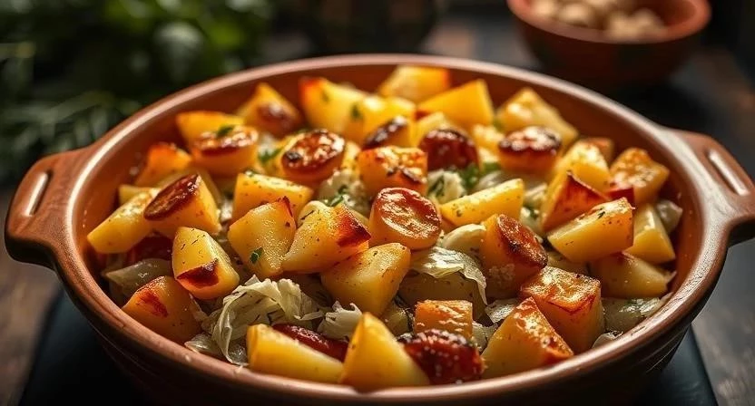 Постные блюда из капусты и картофеля