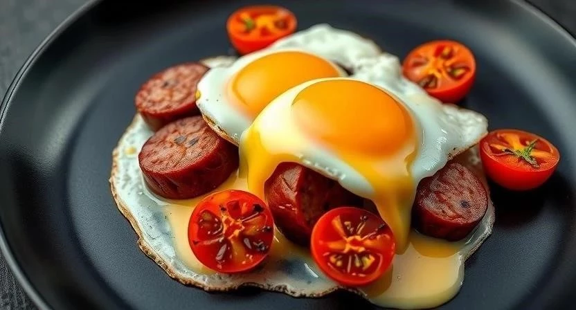 Яичница с охотничьими колбасками: рецепт и секреты приготовления