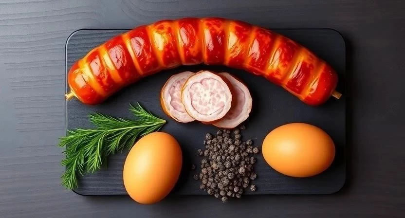 Яичница с охотничьими колбасками: рецепт и секреты приготовления