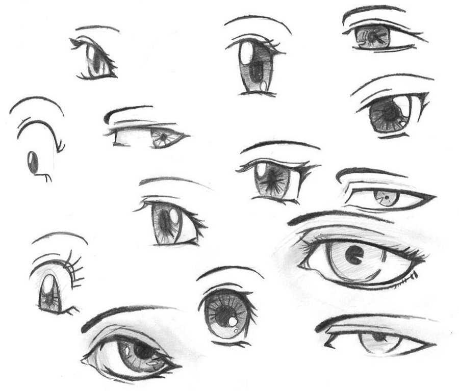 Как нарисовать глаза в аниме легко пошагам – как рисовать анимешные глаза для начинающих