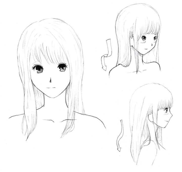 Как рисовать лица в стиле аниме и манга | wiki