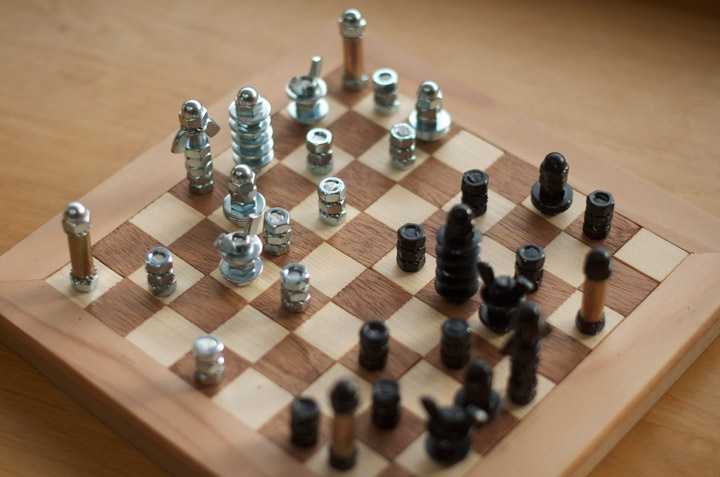 Самодельные шахматы своими руками