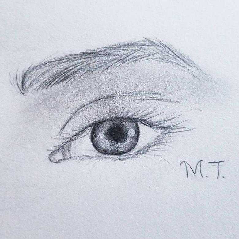 Как нарисовать глаза человека легко и красиво