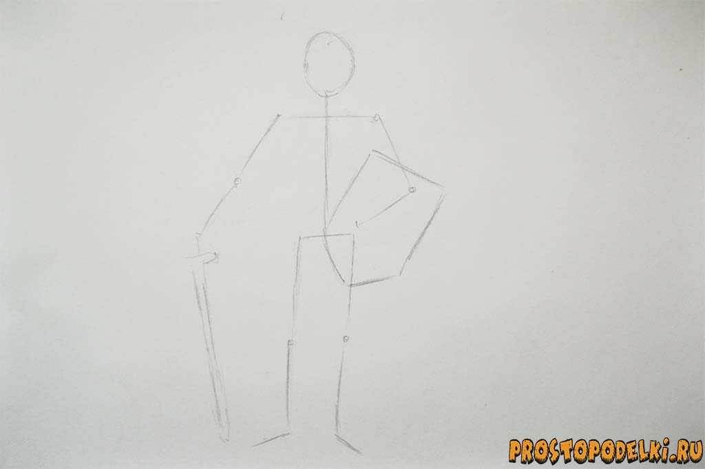 Урок 14. рисование фигуры человека в разных положениях тела