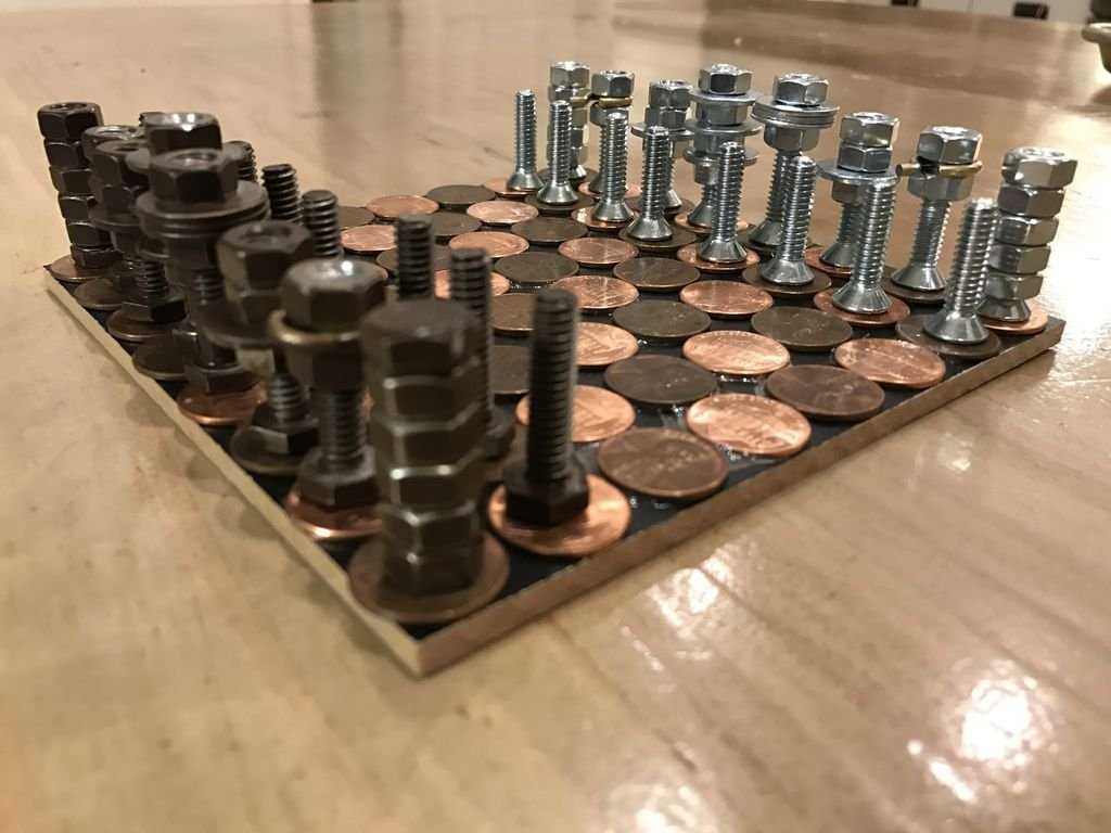 Как сделать шахматы своими руками из подручных материалов