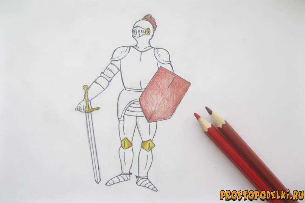 Как нарисовать рыцаря | drawingforall.ru