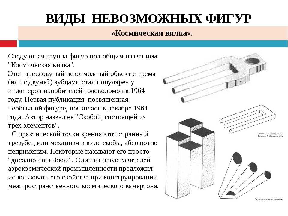 Невозможное значение. Виды невозможных фигур. Невозможные фигуры доклад. Исследовательская работа невозможные фигуры. Актуальность невозможных фигур.