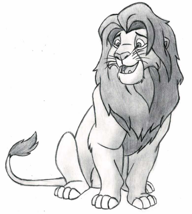 Как нарисовать льва поэтапно карандашом - легкие поэтапные мастер-классы для детей