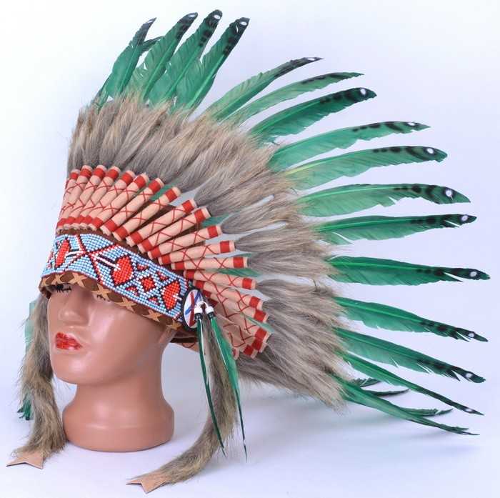 Белое перо индейца костюм своими руками. как сделать индейский головной убор