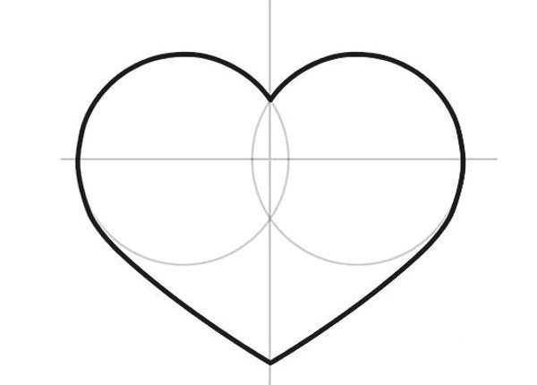 Рисунок сердце с крыльями карандашом по клеточкам поэтапно