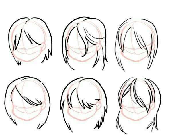 Как нарисовать волосы аниме поэтапно карандашом. топ вариантов для начинающих
