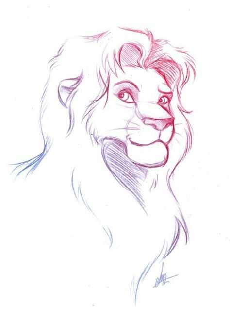 Как нарисовать льва по простым шагам. детальная инструкция • makusha