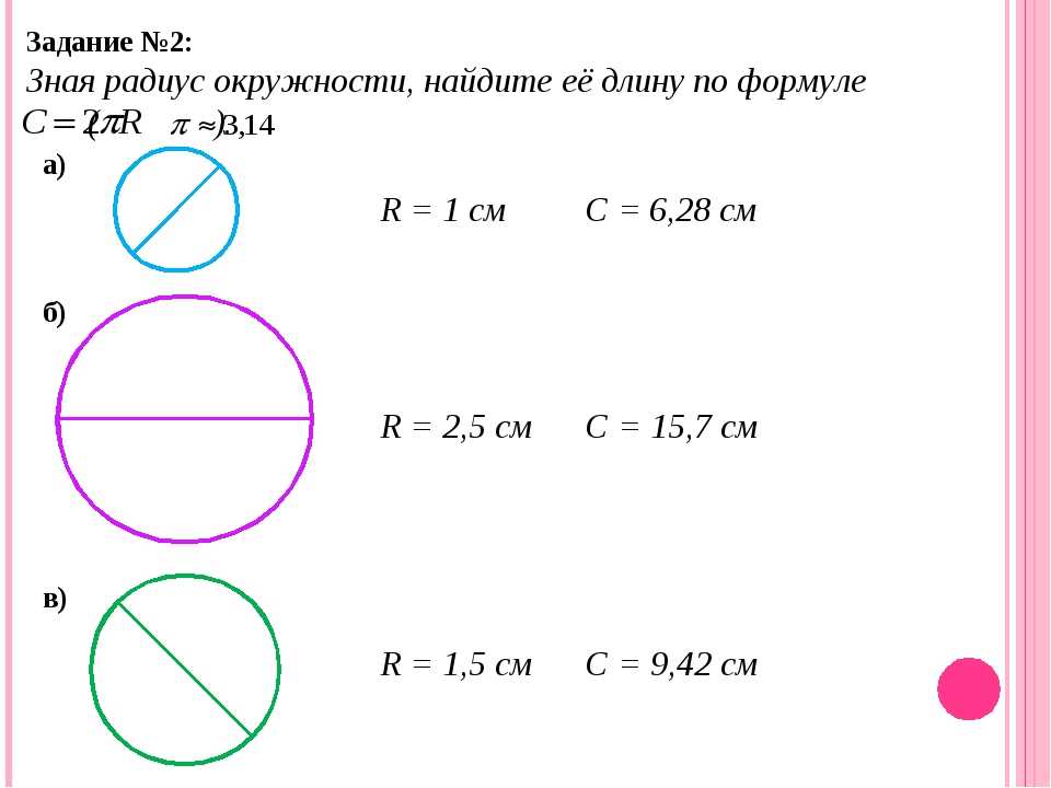 Как вычислить длину окружности круга: 4 шагов