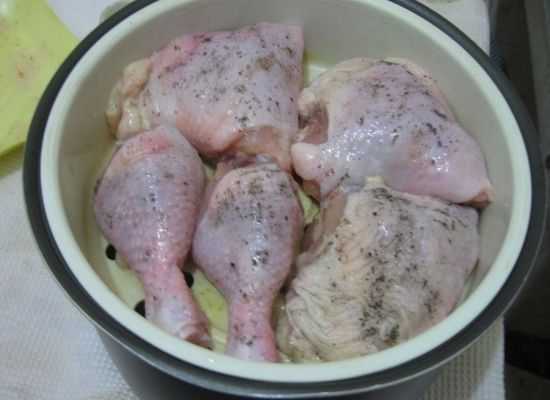 Курица на пару — пошаговый рецепт с фото