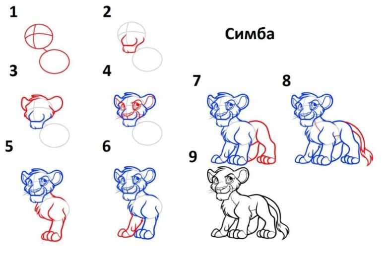 Как нарисовать льва ~ инструкции на все случаи жизни