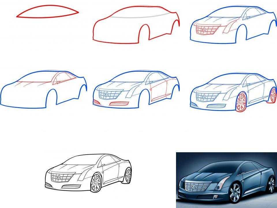 Машину карандашом поэтапно. Автомобиль рисунок. Рисунки машины легкие. Поэтапное рисование машины. Этапы рисования машины.