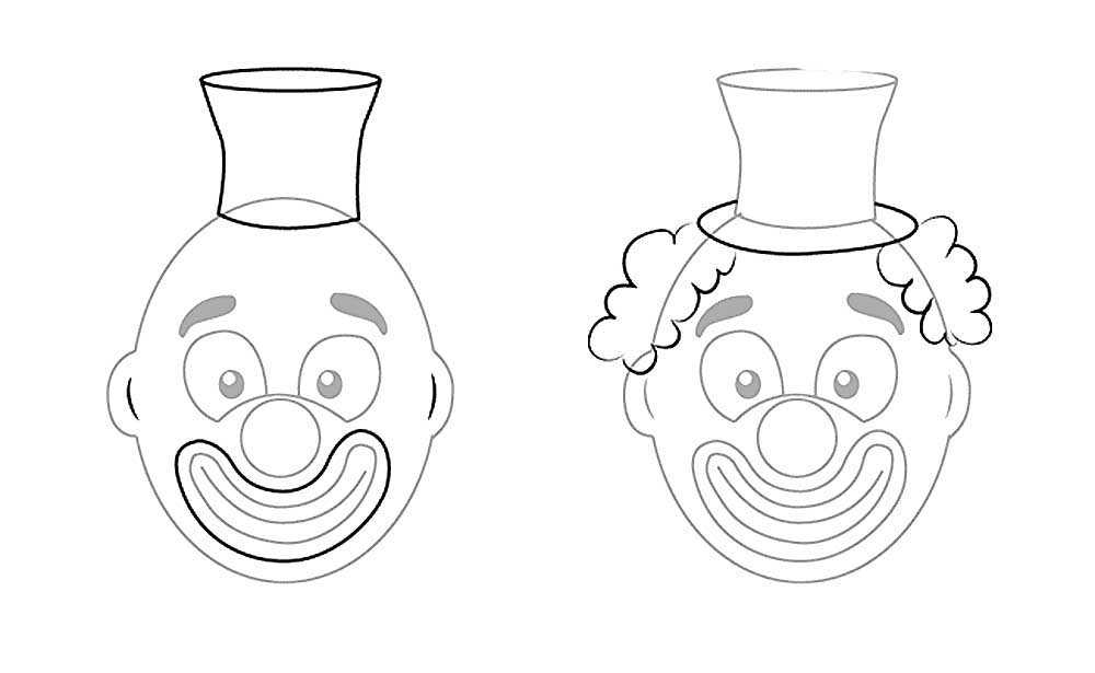 Как нарисовать клоуна поэтапно карандашом — 4 легких мастер-класса для детей
