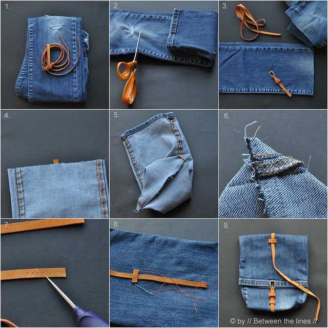 Как сделать из старых джинс модные шорты