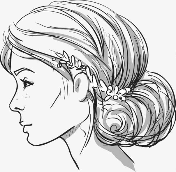 Как нарисовать вьющиеся волосы Вот руководство о том, как нарисовать волнистые волосы Давайте начнем Нарисуйте контур головы и плеч
