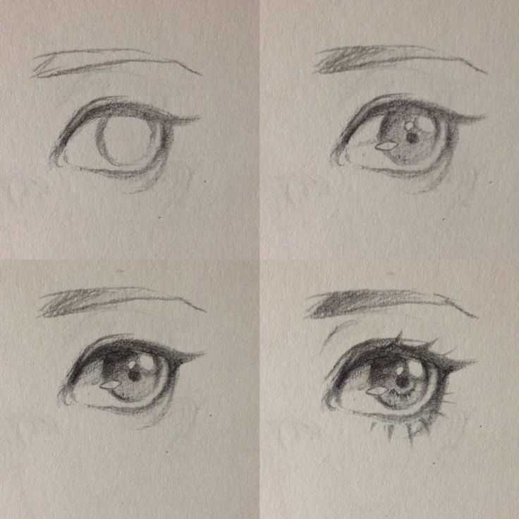 Рисуем реалистичные глаза цветными карандашами