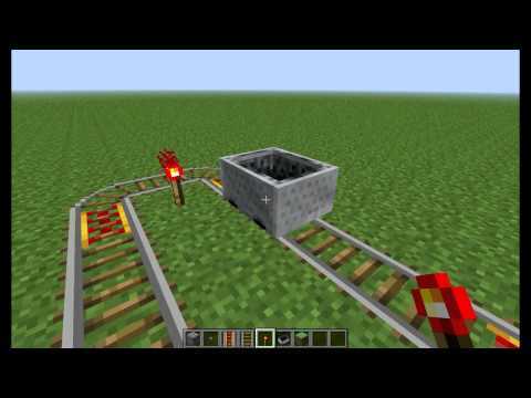 Как соединять вагонетки в minecraft