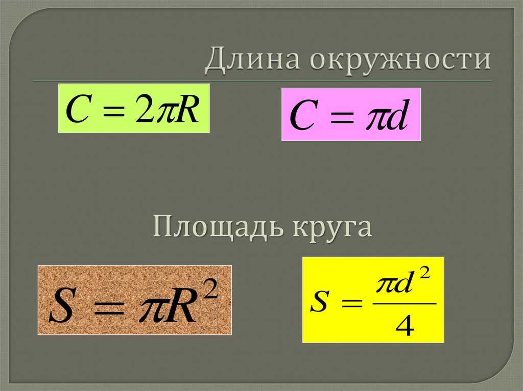 Как рассчитать длину окружности и периметр круга? :: syl.ru