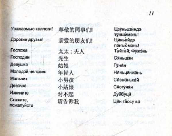 Некоторые по китайски. Китайские слова. Китайский разговорник с произношением.