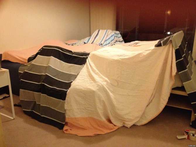 Как сделать шалаш дома. часть 1 сооружение простейшей крепости из одеял | всё об интерьере для дома и квартиры