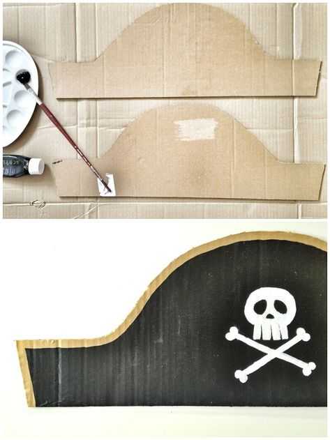 Пиратская шляпа своими руками из картона шаблон. как сделать шляпу из бумаги своими руками, видео. особенности пиратских головных уборов