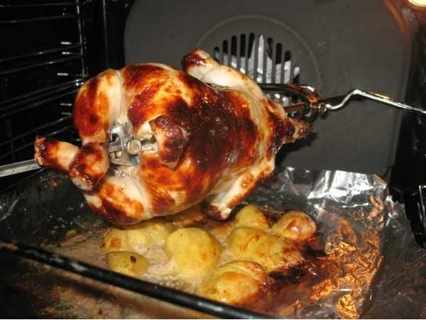 Курица гриль в духовке (праздничный рецепт)