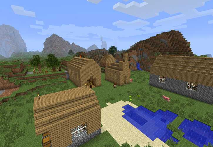 Сид на деревню в minecraft pe на андроид – ключи генерации на деревню на майнкрафт пе