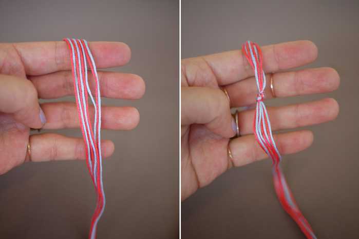 Как сделать браслет с ниток
