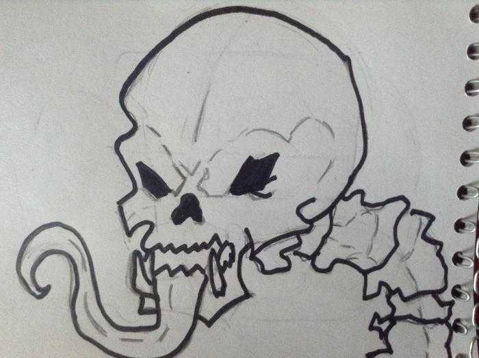 Как нарисовать череп (с иллюстрациями) - wikihow