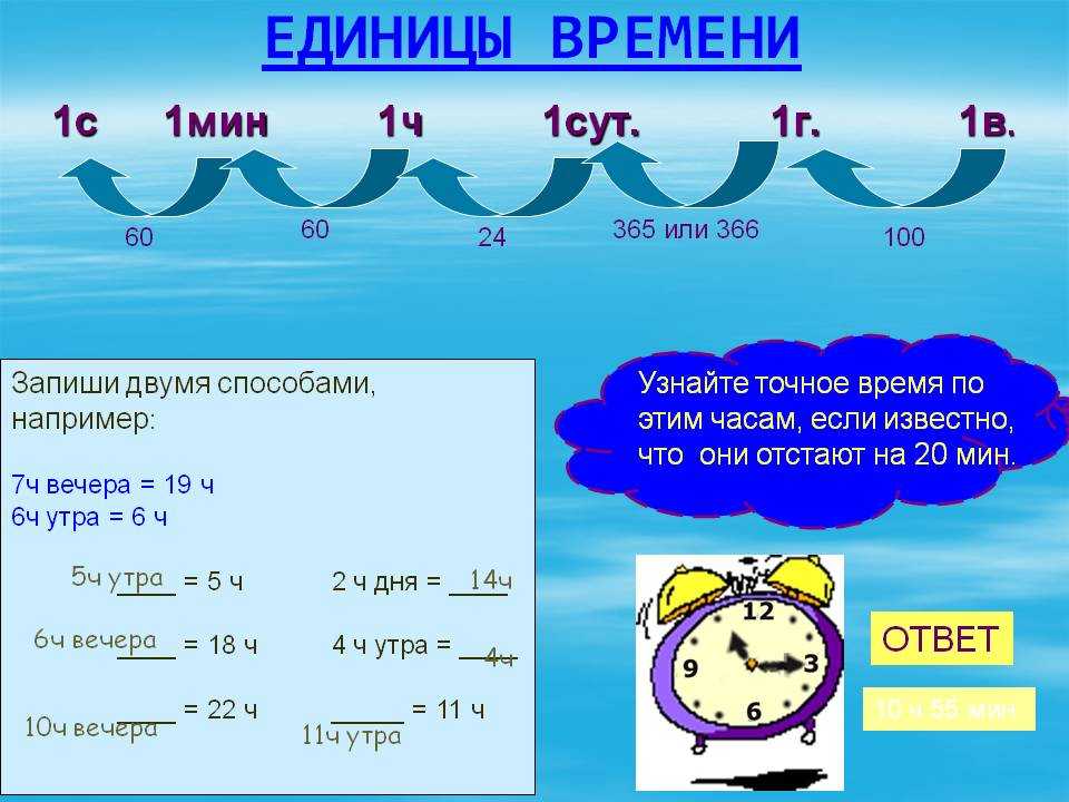 10 ч вечера. Как переводить единицы времени. Единицы измерения времени 3 класс. Единицы измерения времени таблица. Соотношение мер времени.