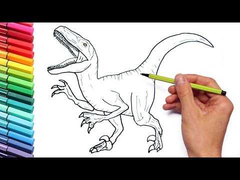 Как нарисовать динозавра карандашом - поэтапная инструкция рисования трицератопса, раптора и стегозавра