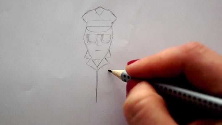 Как нарисовать полицейского карандашом и красками: учимся делать реалистичные и юмористические изображения