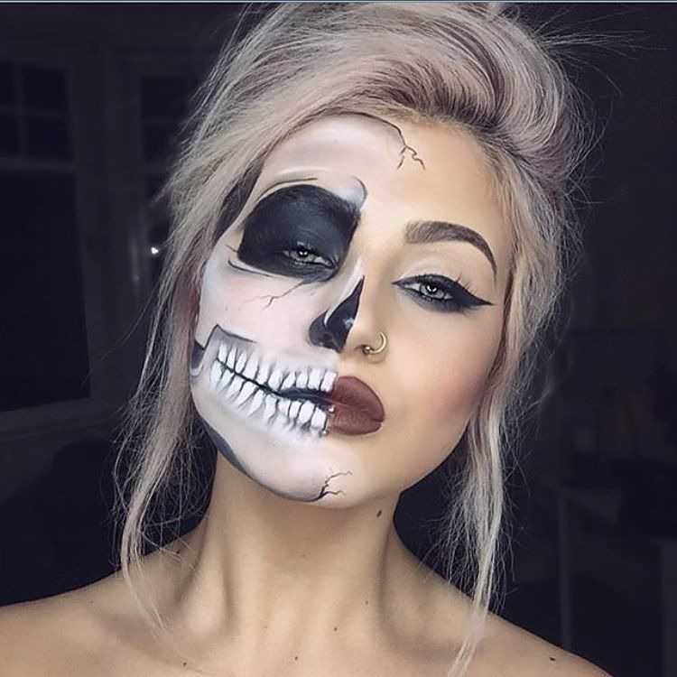 Из человека в зомби или как сделать макияж на halloween?