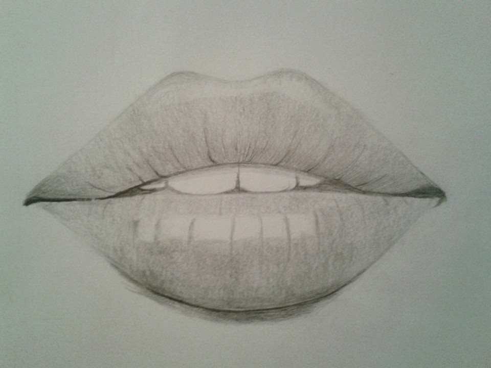 Как нарисовать губы: 10 простых шагов ✏️