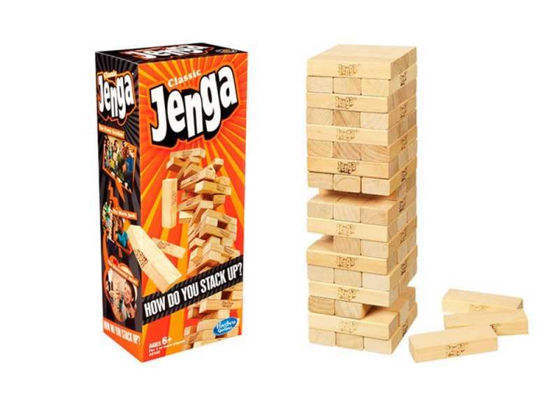 Как играть в дженга Дженга – это игра от издателя игр Parker Brothers, для которой требуется определенная сноровка и стратегический подход к совершаемым действиям Чтобы начать игру, сначала необходимо построить башню из деревянных