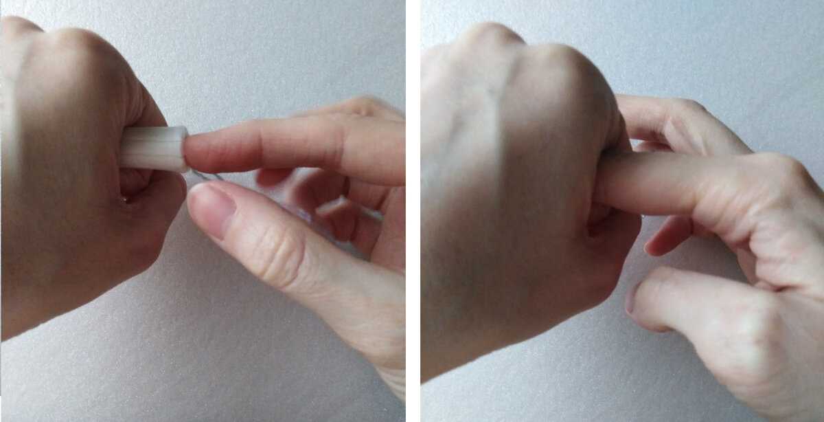 Как правильно вставлять пальцы
